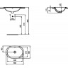 Раковина IDEAL STANDARD Connect, овальная накладная E504801